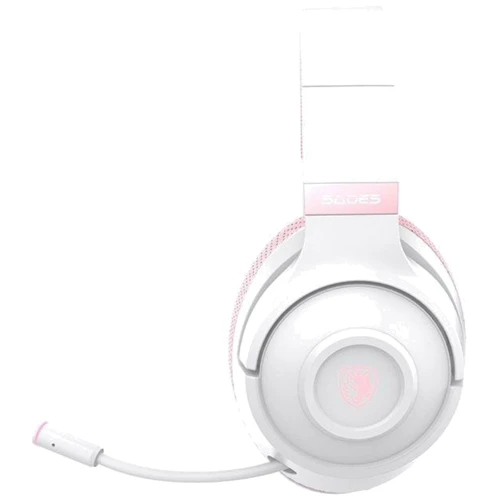 Наушники Sades SA-205 Whisper White/Pink (SA205WHP): Тип конструкции полноразмерные