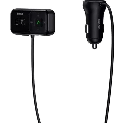 Зарядное устройство Baseus Car Charger 2хUSB T Shaped S-16 Car Bluetooth MP3 Player Black (CCMT000201): Тип автомобильное