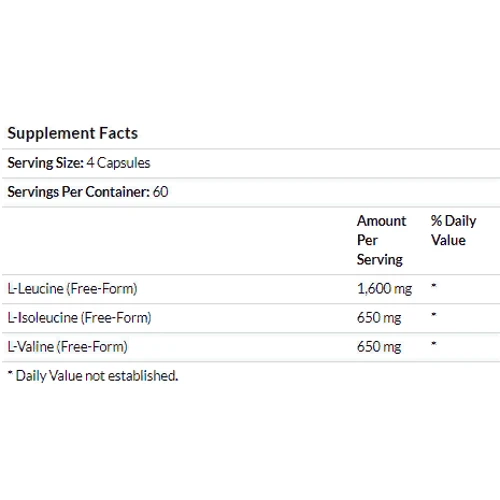 Аминокислота для спорта Now Foods Branched Chain Amino Acids, 240 Capsules