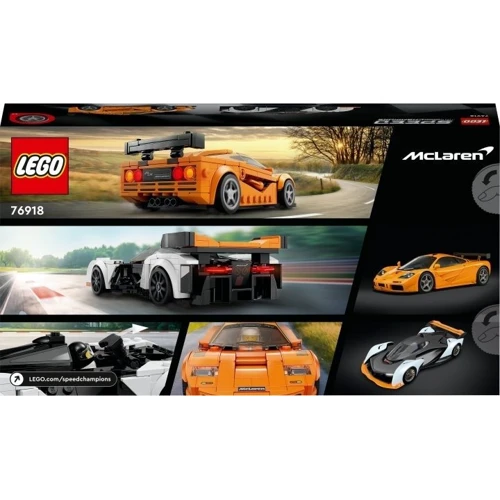Конструктор LEGO Speed Champions McLaren Solus GT і McLaren F1 LM 581 деталь (76918) фото 8