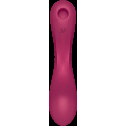 Вакуумный стимулятор с вибрацией Satisfyer Curvy Trinity 1 Red