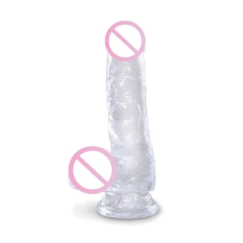 Фаллоимитатор Pipedream King Cock Realistic Dildo With Balls - Clear 6 (прозрачный)