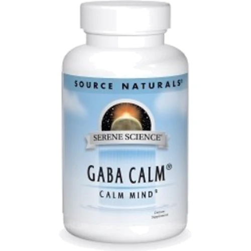 Source Naturals Serene Science GABA Гамма-аминомасляная кислота 60 таблеток для рассасывания вкус апельсина