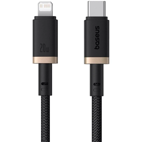 Кабель Baseus Cable USB-C to Lightning Dura Series 20W 1m Black/Gold (P10377800U01-00)