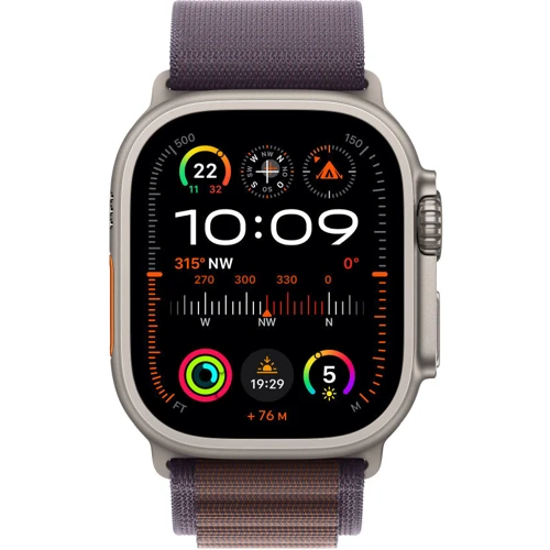 Аксесуар для Watch Apple Alpine Loop Indigo S (MT5N3) для Apple Watch 42/44/45/49mm: Сумісність Apple Watch 45mm, Apple Watch 44mm, Apple Watch 42mm, Apple Watch 49mm