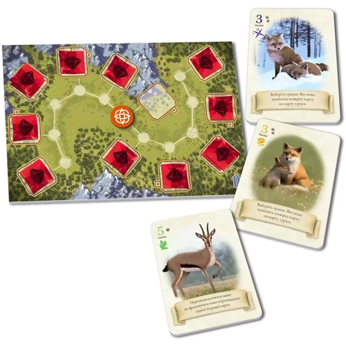 Настольная игра Woodcat Лис та Ліс Дует The Fox in the Forest Duet (1000262): Производитель Woodcat