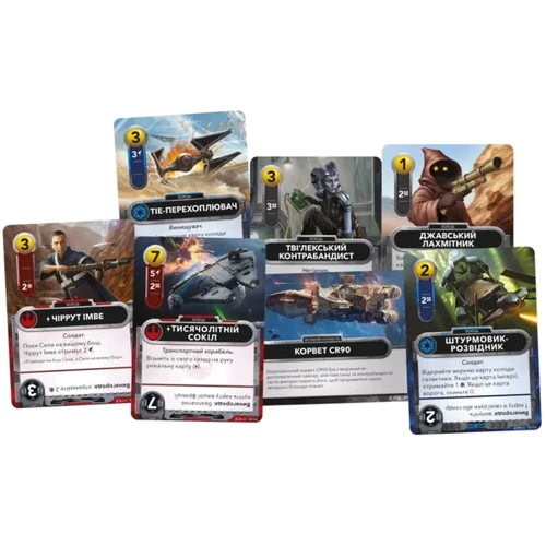 Настольная игра Geekach Games Звездные войны. Колодостроительная игра (Star Wars The Deckbuilding Game) (укр.) (GKCH168SW) фото 5
