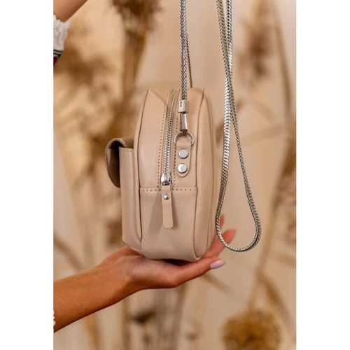 Жіноча сумка крос боді The Wings Kroha бежева (TW-Kroha-light-beige) фото 9