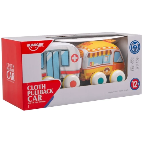 Машинки інерційні HUANGER у м'якому корпусі, 2 штуки (HE0240)