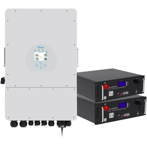 

Система хранения энергии Deye SUN-10K-SG04LP3-EU-2GS10.24K-LFP 10kW 10.24kWh 2BAT LiFePO4