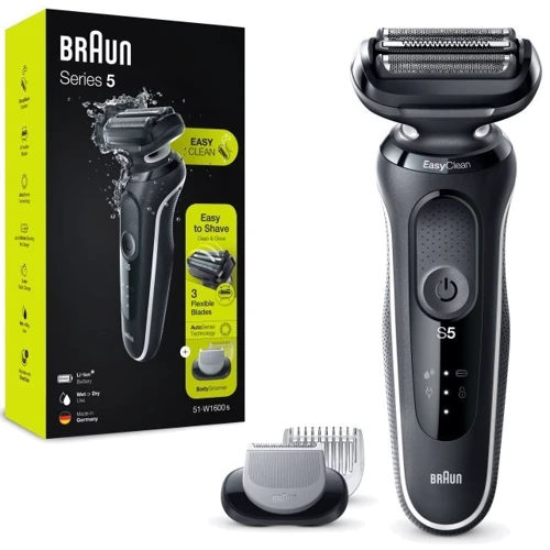 Электробритва Braun Series 5 51-W1600s BLACK / WHITE фото 3