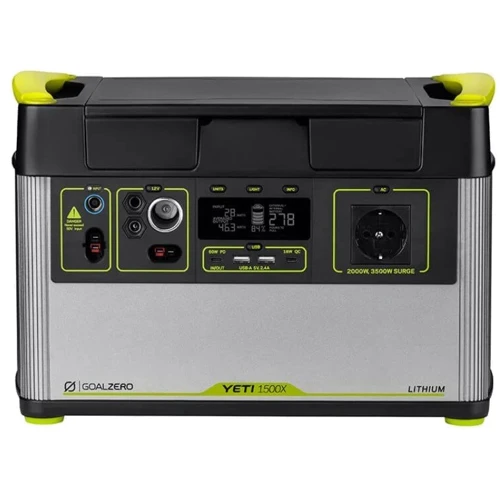 Зарядная станция Goal Zero Yeti 1500X 2000W/1516Wh Lithium Portable Power Station: Емкость аккумулятора, Вт/ч 1516