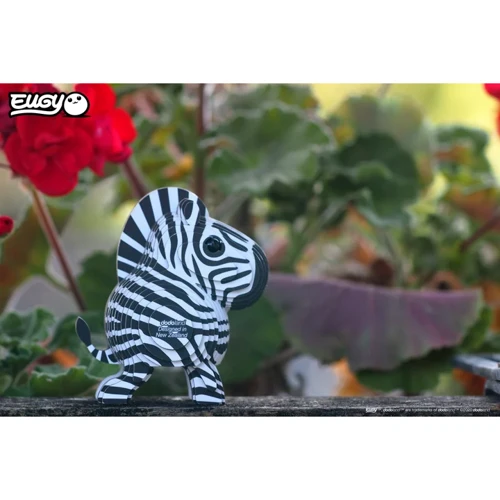 Сборная 3D модель Eugy Зоопарк: Зебра (XEG-011)