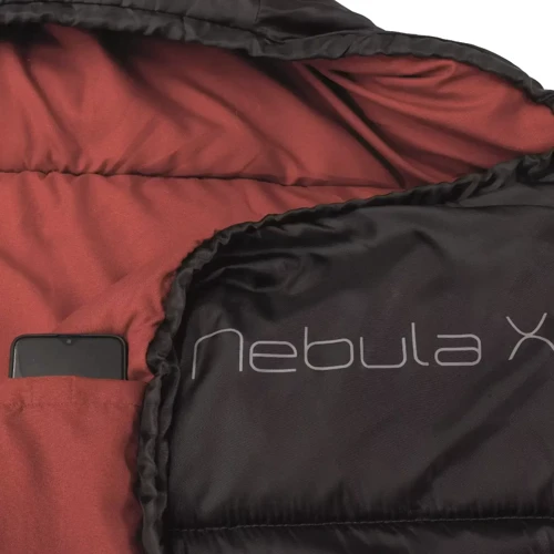 Спальный мешок Easy Camp Nebula XL/0°C Black Left (240158): Длина 220 см