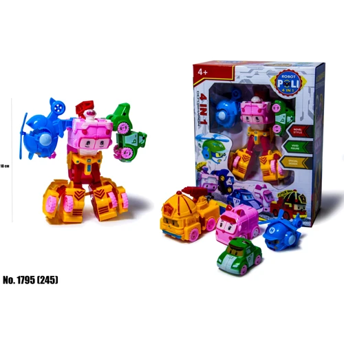 Ігровий набір 4 в 1 Robocar Poli 1795 (245)