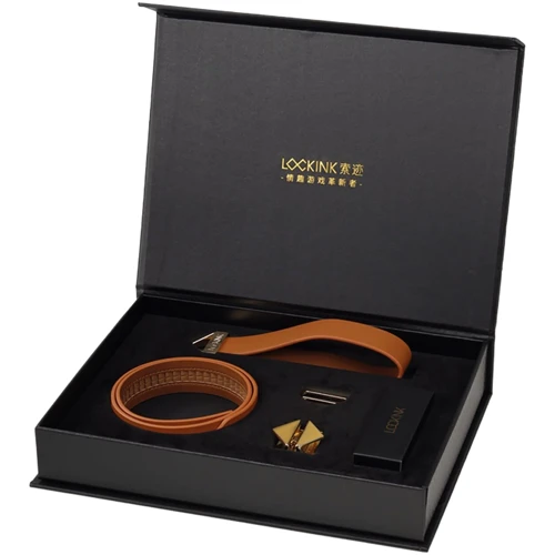 Ошейник с поводком LOCKINK Tied Collar with Leash Set - Brown: Производитель LOCKINK