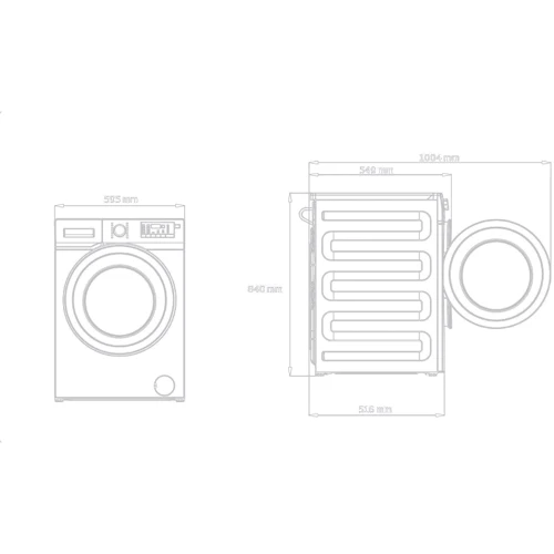 Стиральная машина Beko EWUE8736N: Тип машины Автомат