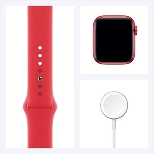Apple Watch Series 6 40mm GPS Red Aluminum Case with RED Sport Band Apple (M00A3) Approved Витринный образец фото 5