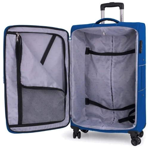 Чемодан Gabol Lisboa (L) Blue синий (122747-003)/(122701-003): Тип Чемоданы
