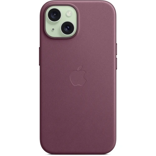 Чохол для iPhone Apple iPhone 15 FineWoven Case with MagSafe - Mulberry (MT3E3ZM/A) фото 6