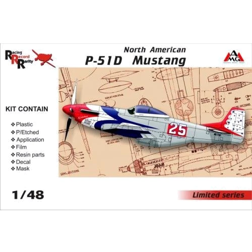 Модель AMG Models Истребитель P-51D Mustang (AMG48501)
