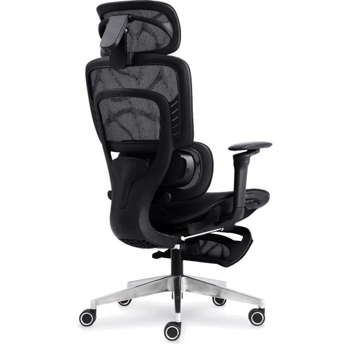 Офісне крісло з масажним ефектом Mealux M10 Air Plus Black (HF-M10 M/BB)