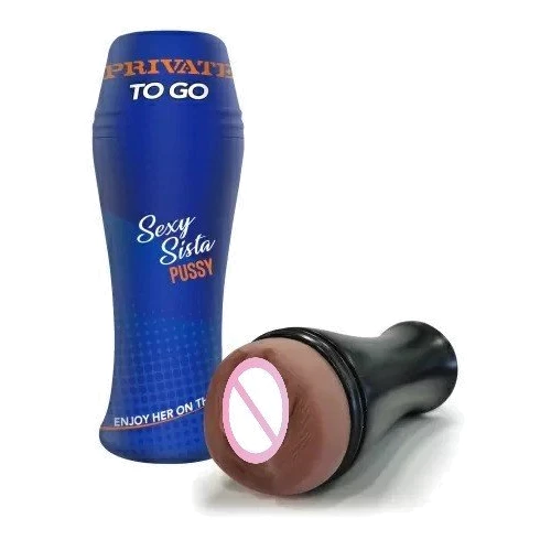 Маструбатор-вагіна Private Sexy Sista To Go (коричневий)