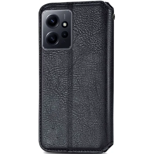 Аксесуар для смартфона Mobile Case Getman Cubic Black для Xiaomi Redmi Note 12 4G: Матеріал Искусcтвенная шкіра і Термополиуретан