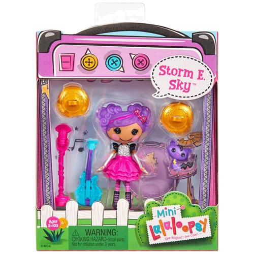 Кукла MINI LALALOOPSY – Гроза (с аксессуарами): Высота, см 7.5