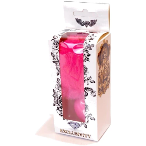 Анальная пробка BOSS Series Exclusivity Silicon Plug Bunny Tail Pink