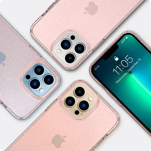 Чехол для iPhone Spigen Liquid Crystal Glitter Rose Quartz (ACS03199) for iPhone 13 Pro Max: Тип аксессуара чехол