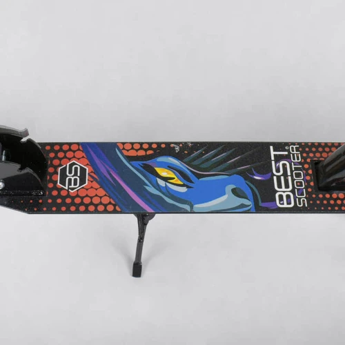 Самокат двоколісний Best Scooter з PU колесами і гумовими грипсами Black / Red (87726): Максимальне допустиме навантаження, кг 70