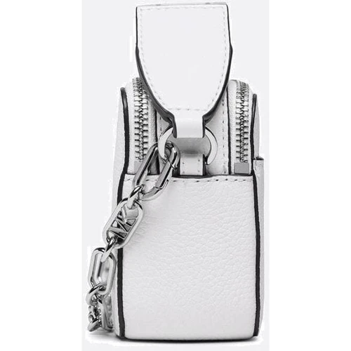Женская сумка кросс боди Michael Kors Jet Set белая (32S3SJ6C1L085): Фактура Зернистая
