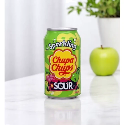 Напиток газированный Chupa Chups Sour Green Apple 345 ml