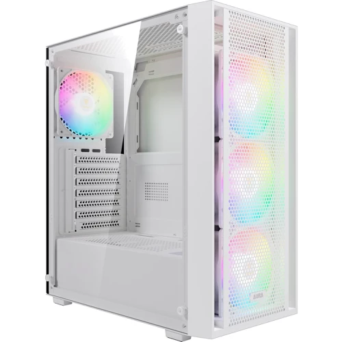 Корпус Gamdias Aura GC2 Elite White (4712960139312): Форм-фактор материнской платы ATX / Micro-ATX / Mini-ITX