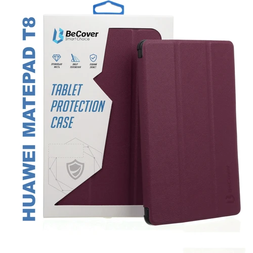 Аксессуар для планшетных ПК BeCover Smart Case Red Wine for Huawei MatePad T8 (705639) фото 4