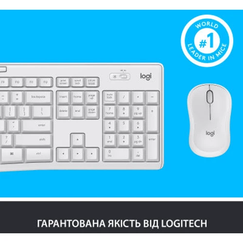 Комплект беспроводной Logitech MK295 Silent Off-White (920-009824): Количество кнопок 3