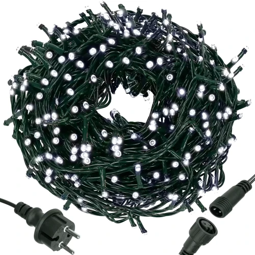 Гирлянда уличная (наружная) Springos 60 м 1000 LED CL1004 Cold White фото 9