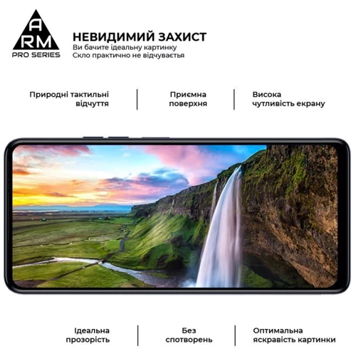 Аксессуар для смартфона ArmorStandart Tempered Glass Pro Black for Tecno Spark 10 Pro (KI7) (ARM67795): Цвет черный