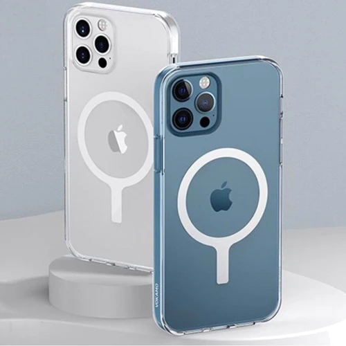 Чехол для iPhone WIWU Crystal Magnetic Case Transparent for iPhone 12 Pro Max: Материалы Силикон