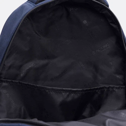 Чоловічий рюкзак Aoking чорно-синій (C1HN1056n-black): Фактура Тканая, Матовая