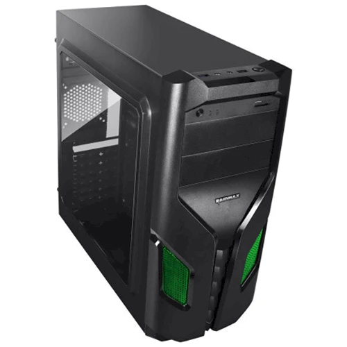 Корпус Raidmax EXO Green 108BG: Форм-фактор материнской платы ATX / Micro-ATX