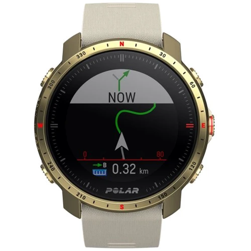Смарт-часы Polar Grit X Pro Arctic Gold (725882058719): Материал корпуса Нержавеющая сталь, Пластик