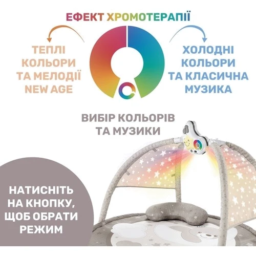 Центр м'який ігровий розвиваючий Chicco Enjoy Colours Gym (09866.00) фото 5
