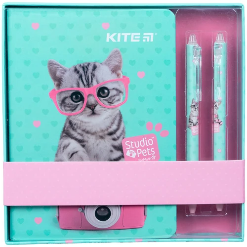 Набор подарочный блокнот+2 ручки Kite Studio Pets (sp21-499) фото 6