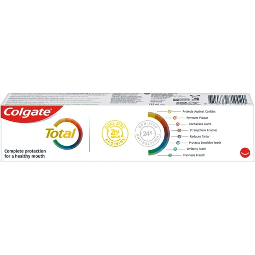 Colgate Total Original Зубная паста 125 ml: Возраст Без ограничений