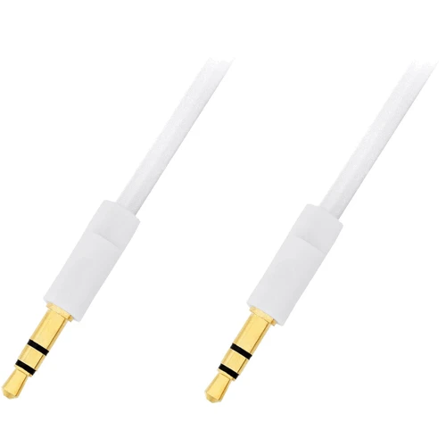 Кабель Piko Audio Cable AUX 3.5mm Jack 1m White (1283126442377)