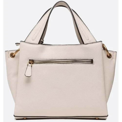 Женская сумка тоут GUESS ZED SMALL GIRLFRIEND CARRYALL молочная (HWVB8683220-STO) фото 9