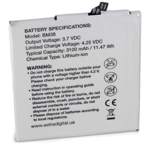 Акумулятор ExtraDigital 3100mAh (BM38) for Xiaomi Mi4s: Виробник ExtraDigital