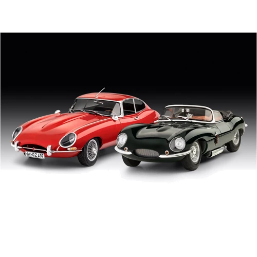 Сборная модель-копия Revell набор К 100-й годовщине автомобили Jaguar уровень 4 масштаб 1:24 (RVL-05667): Масштаб 1:24